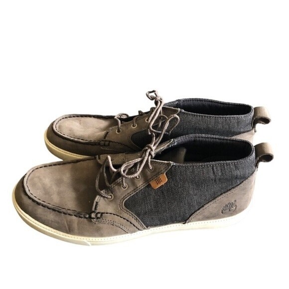 Timberland 10.5 EK Fulk MT 6762A Taupe Suede Lace Up Casual Chukka Boot - Picture 1 of 5